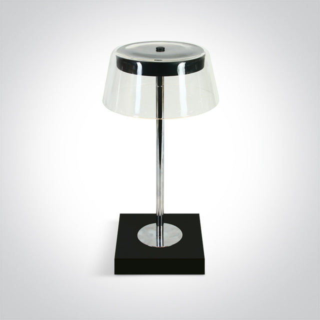 61090/B SCHWARZ 2,5W TISCHLAMPE AKKU USB IP65 DIMMBAR