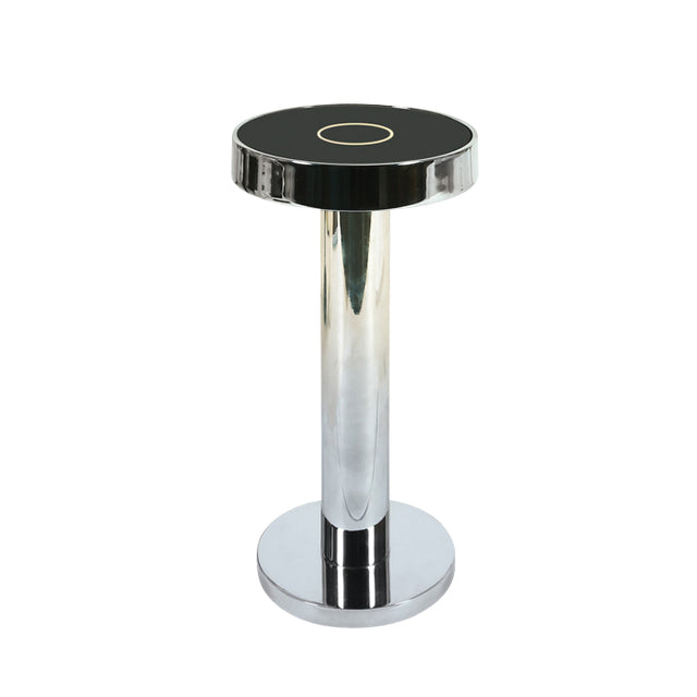 61092/C CHROME 2,5W TISCHLAMPE AKKU USB SOCKEL IP65 DIMMBAR