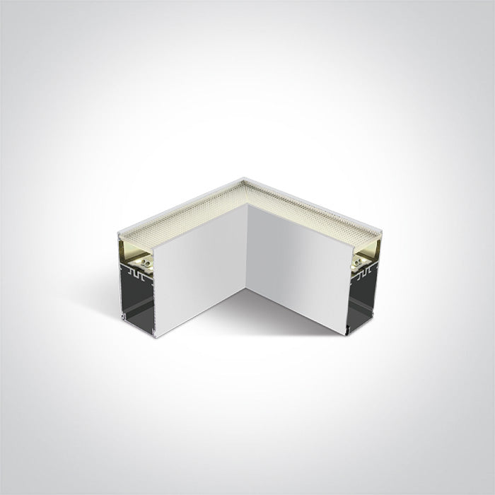 050170D/W/C WEISS UGR19 LED ECKE 8W CW FÜR 38150A 38151A