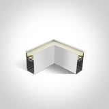 050170D/W/C WEISS UGR19 LED ECKE 8W CW FÜR 38150A 38151A