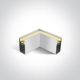 050170D/W/W WEISS UGR19 LED ECKE 8W WW FÜR 38150A 38151A