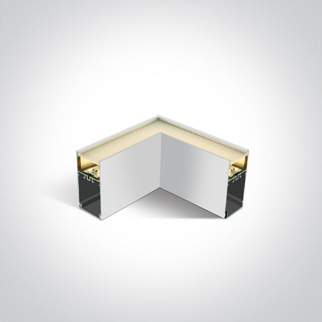 050170D/W/W WEISS UGR19 LED ECKE 8W WW FÜR 38150A 38151A