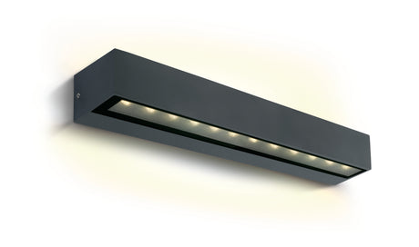 67526B2/AN/W ANTHRACITE WALL 2x10W WW IP65 230V