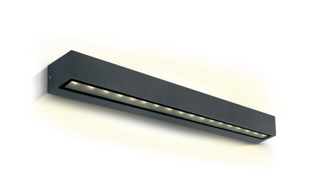 67526B3/AN/W ANTHRACITE  2x13W WW IP65 230V