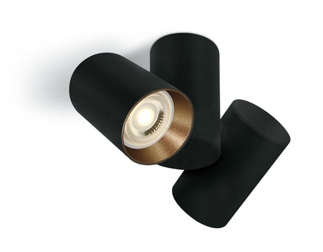 65205E/B SCHWARZ GU10 2x10W DARK LIGHT