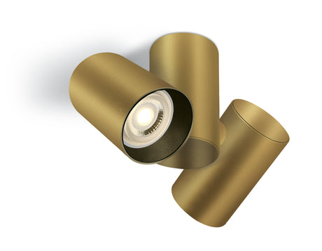 65205E/CH CHAMPAGNE GU10 2x10W DARK LIGHT
