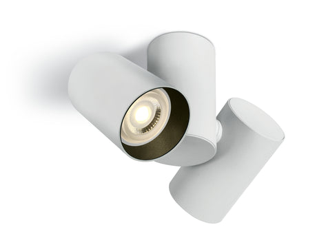 65205E/W WEISS GU10 2x10W DARK LIGHT