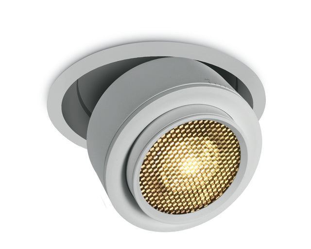 11128G/W/W WEISS EINBAU COB 25W WW 15-45°  230V HONEYCOMB
