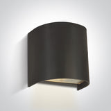67536A/AN ANTHRACITE WALL LIGHT GU10 6W IP65 100-240V
