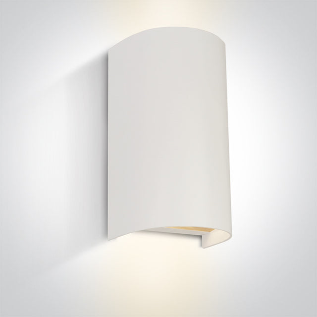 67536B/W WEISS WALL LIGHT GU10 2x6W IP65 100-240V