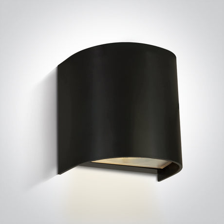 67536A/B SCHWARZ WALL LIGHT GU10 6W IP65 100-240V
