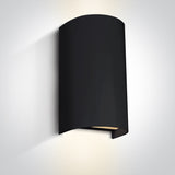 67536B/B SCHWARZ WALL LIGHT GU10 2x6W IP65 100-240V
