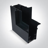 42012BTR/B SCHWARZ TRIMLESS ECKE WALL TO WALL (IN)