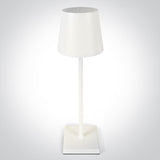 61082/W/RGBW WEISS 3,5W RGB+WW TISCHLAMPE AKKU USB SOCKEL