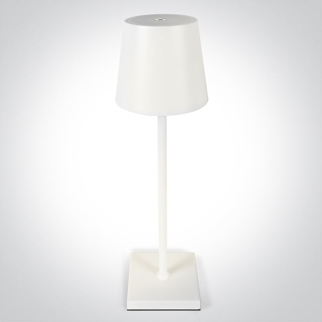 61082/W/RGBW WEISS 3,5W RGB+WW TISCHLAMPE AKKU USB SOCKEL