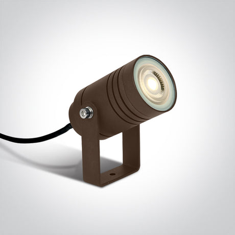 67198G/BR BROWN GARDEN SPOT GU10 10W IP65