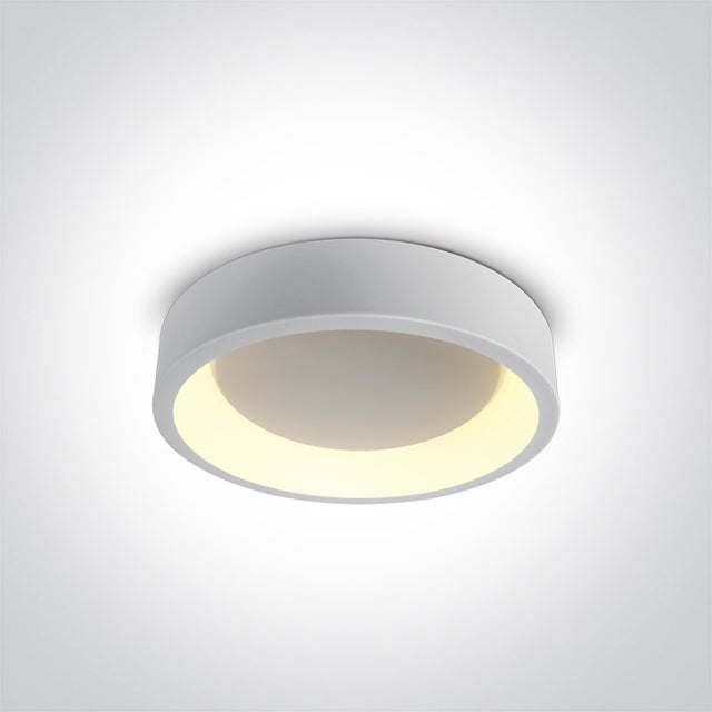 62132N/W/V WEISS PLAFO LED 32W CCTV IP20 230V