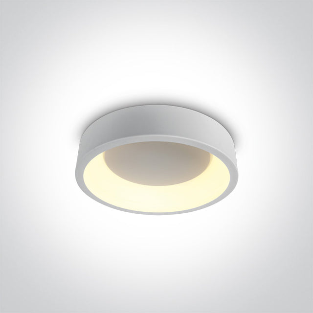 62130N/W/V WEISS PLAFO LED 20W CCTV IP20 230V