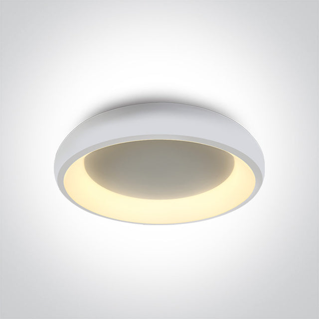 62134N/W/V WEISS PLAFO LED 30W CCTV IP20 230V