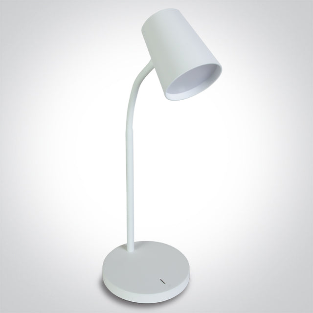 61110/W/W WEISS TISCHLAMPE LED 5W WW DIMMBAR 230V EU PLUG