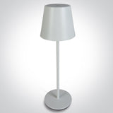 61082B/W/W WEISS 3,5W WW TISCHLAMPE AKKU USB IP54 DIMMBAR