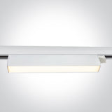 65028AT/W/V WEISS 24W CCTV LINEAR TRACK LIGHT 230V IP20