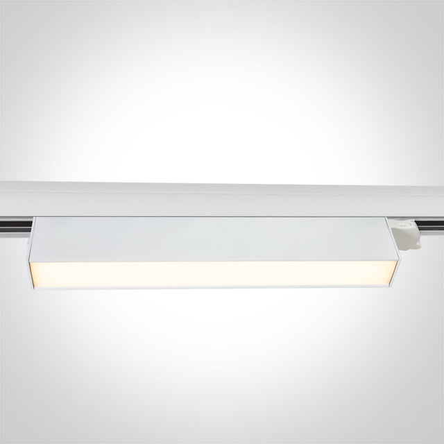 65028AT/W/V WEISS 24W CCTV LINEAR TRACK LIGHT 230V IP20