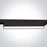 65028BT/B/V SCHWARZ 36W CCTV LINEAR TRACK LIGHT 230V IP20