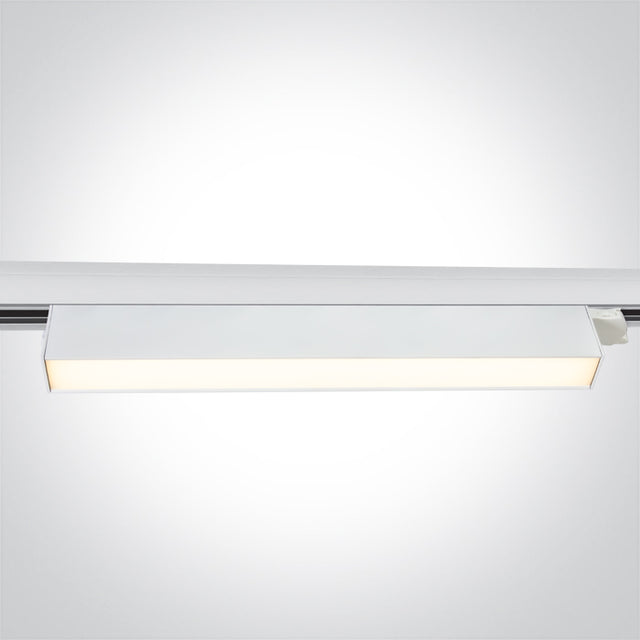 65028BT/W/V WEISS 36W CCTV LINEAR TRACK LIGHT 230V IP20