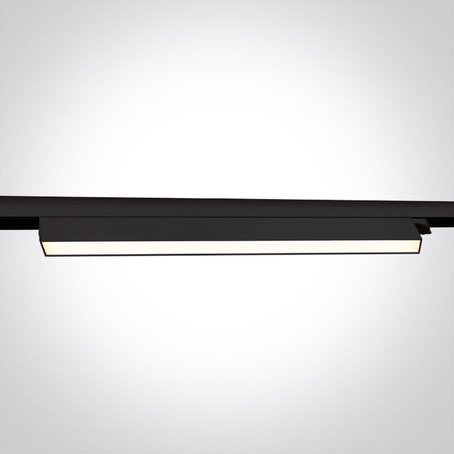 65028CT/B/V SCHWARZ 48W CCTV LINEAR TRACK LIGHT 230V IP20