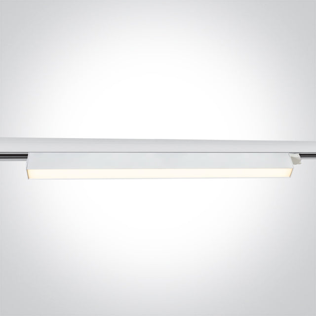 65028CT/W/V WEISS 48W CCTV LINEAR TRACK LIGHT 230V IP20