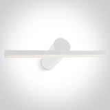 38108N/W/W WEISS LED BATHROOM / WALL LIGHT 8W WW IP44 230V