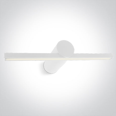 38108N/W/W WEISS LED BATHROOM / WALL LIGHT 8W WW IP44 230V