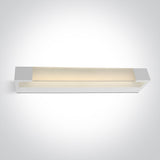 38114R/W/W WEISS LED BATHROOM / WALL LIGHT 14W WW IP44 230V