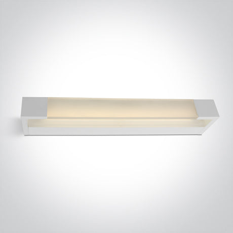 38114R/W/W WEISS LED BATHROOM / WALL LIGHT 14W WW IP44 230V