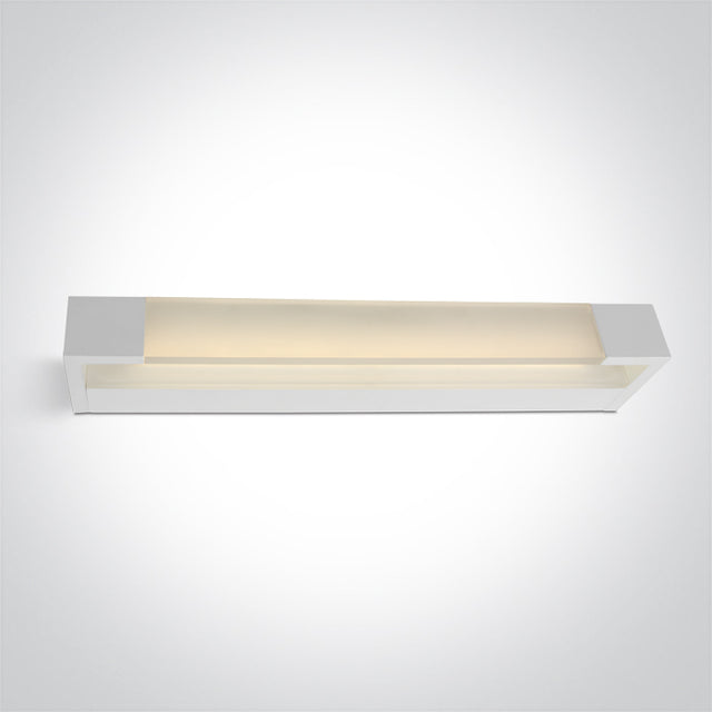 38114R/W/W WEISS LED BATHROOM / WALL LIGHT 14W WW IP44 230V