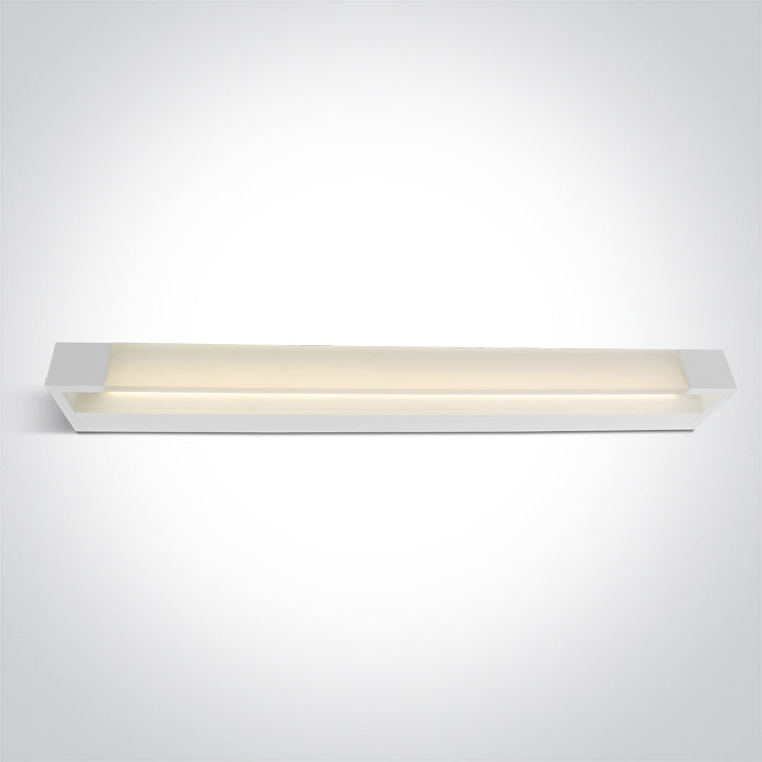 38120R/W/W WEISS LED BATHROOM / WALL LIGHT 20W WW IP44 230V