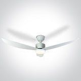 6302/W/V WEISS ABS ROD FAN 35W LED 22W CCTV IP20 230V