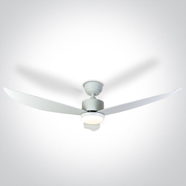 6302/W/V WEISS ABS ROD FAN 35W LED 22W CCTV IP20 230V