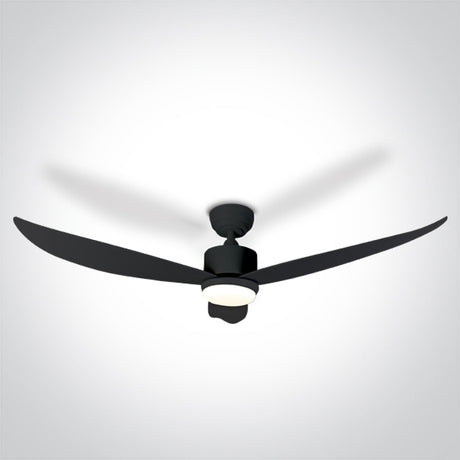 6302/B/V SCHWARZ ABS ROD FAN 35W LED 22W CCTV IP20 230V