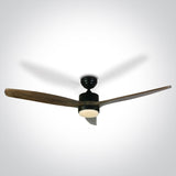 6308D/B/V DARK WOOD SCHWARZ ROD FAN 35W LED 22W CCTV IP20