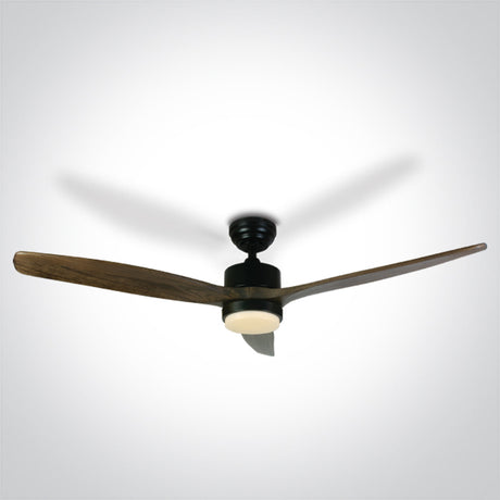 6308D/B/V DARK WOOD SCHWARZ ROD FAN 35W LED 22W CCTV IP20