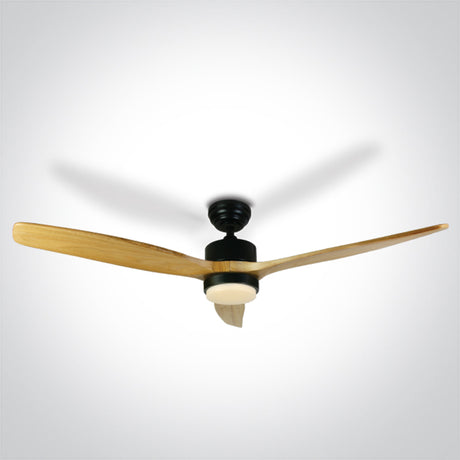 6308L/B/V LIGHT WOOD SCHWARZ ROD FAN 35W LED 22W CCTV IP20