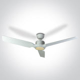 6310/W/V WEISS WOOD WEISS ROD FAN 35W LED 22W CCTV IP20 230v