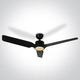 6310/B/V SCHWARZ WOOD SCHWARZ ROD FAN 35W LED 22W CCTV IP20