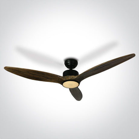 6312D/B/V DARK WOOD SCHWARZ ROD FAN 25W LED 22W CCTV IP20