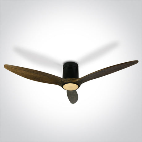6312DC/B/V DARK WOOD SCHWARZ CEILING FAN 25W LED 22W CCTV