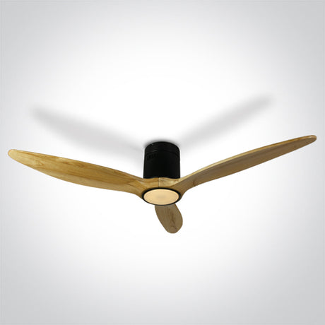 6312LC/B/V LIGHT WOOD SCHWARZ CEILING FAN 25W LED 22W CCTV