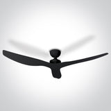 6316/B SCHWARZ ABS ROD FAN 30W IP20 230V