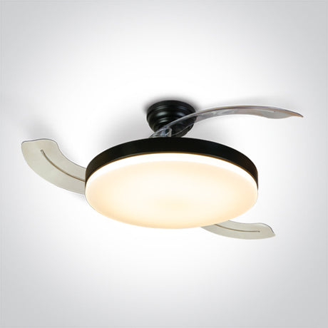 6300/B/V SCHWARZ PC ROD FAN 25W LED 32W CCTV IP20 230V